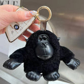 CUTE WOOL CHIMPANZEE CAR KEYCHAIN FUR PENDANT_CWMM2490