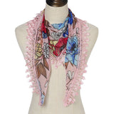 New Light Luxury Lace Triangle Scarf Shawl_Cwmm2001