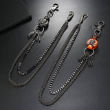 HIP HOP DISCO SKULL LEATHER PANTS CHAIN_CWMM4827