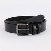 NEW UNISEX BLACK ZINC PIN BUCKLE BELT MINIMALIST_CWABE1243