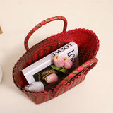 PLASTIC SQUARE PORTABLE WOVEN BAG_CWAB1873