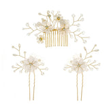 BEAUTIFUL HANDMADE BRIDAL HAIR ACCESSORIESSET_CWAHA2790