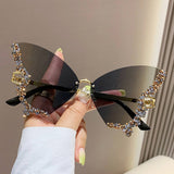 Vintage Rhinestone Butterfly Sunglasses_Cwasg0205