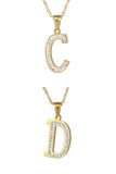 FASHION ALPHABET PENDANT CHARM NECKLACE_CWAJE219