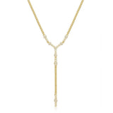 Zirconia Val Round Pendant Necklace_Cwmm5291