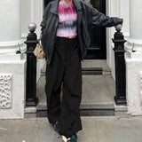 Trendy Low Waist Casual Wide-Leg Cargo Pants