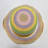 SUMMER COLORFUL FASHION HOLIDAY STRAW HAT_CWAH3587