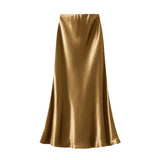 SATIN FISHTAIL MIDI SKIRT WITH SLIMMING FIT_CWBMS0334