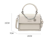 Women Chain Shoulder Crossbody Small Square Bag_Cwab1548
