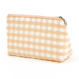 Simple Plaid Toiletry Bag Cosmetic Bag_Cwab1848