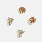 SPORTS SERIES TENNIS FOOTBALL STUD EARRINGS_CWAJE5066