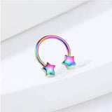 STAINLESS STEEL HEART STAR NOSE RING SET_CWMM9516