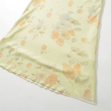 ELEGANT V NECK RUFFLE SLEEVE DRESS FRENCH STYLE_CWDMD5809