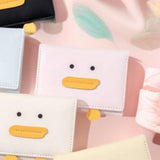 New Cute Yellow Duck Mini 3-Fold Wallet_Cwab06255