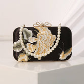 2024 NEW EMBROIDERY MATCHING DRESS CLUTCH_CWAB2484