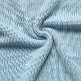 Solid Knitted Skirt Split Dress