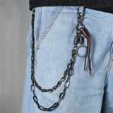 PUNK STYLE MULTI LAYERED CHAIN JEANS CHAIN_CWMM4874