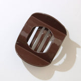 Cwaha07422_Flat Hair Claw Clip For Women Bun Updo