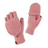 Winter Cold Protection Warm Half Finger Gloves_Cwmm2884
