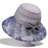 LIGHTWEIGHT SUN PROTECTION BUCKET HAT WITH BOW_CWAH1495