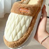 Winter Slippers Warm Cushioned Slides House Shoes_Cwshs0299