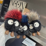 CUTE LITTLE COAL BRIQUETTES CAR KEYCHAIN PENDANT_CWMM2530