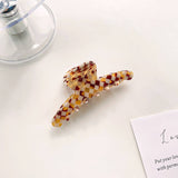 Simple Retro Style Hollow Plaid Hair Claw Clip_Cwaha0736