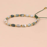 Waterweed Rice Beads Yoga Braided Bracelet