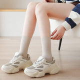 AUTUMN AND WINTER SOLID COLOR MID CALF SOCKS_CWMS0978