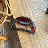 Cwaha4553_Butterfly Buckle 7Cm Hollow Semicircle Hairpin