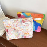 Oil Painting Makeup Baglarge Travel Washhand Pouch_Cuab00737