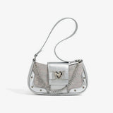 GYM STYLE RIVET SHOULDER BAG_CWAB2987