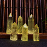 CITRINE CRYSTAL POINT HEX TOWER_CWMM8101
