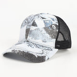 OUTDOOR CAMOUFLAGE GRAFFITI TIE DYE BASEBALL CAP_CWAH1147
