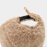 Winter Furry Baseball Cap Women Warm Casual Hat_Cwah04728