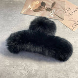 REX RABBIT FUR CLAWS ELEGANT MIXED COLOR CLIPS_CWASC1591
