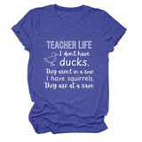 Womens Teacher Life I Dont Funny Tee_Cwttsl0487