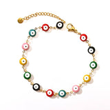 CLASSIC 18K STAINLESS STEEL EVIL EYE BRACELET_CWAJE4597