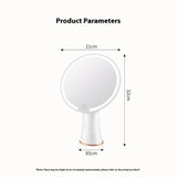 DESKTOP LED MAKEUP MIRROR WITH LIGHT AND CHARGING_CWMM5642