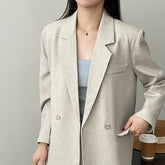 Niche Commuter Minimalist Lapel Blazer