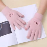 CUTE VELVET COLD PROOF TOUCH SCREEN CYCLING GLOVES_CWAG0181