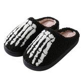 HALLOWEEN SKELETON HAND COTTON SLIPPERS_CWSHS0287