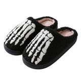 HALLOWEEN SKELETON HAND COTTON SLIPPERS_CWSHS0287
