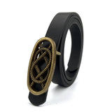 Women Retro Copper Snap Fastener Waist Belt_Cwabe0182