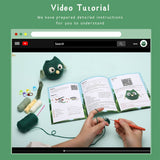 HAND KNITTED DOLL OWL CROCHET SET_CWMM0803