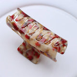 8CM HOLLOW SQUARE HAIRPIN STUDENT SHARK CLIP_CWAHA2616