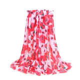 SATIN SILK SCARF COLORFUL SUN PROTECTION SHAWL_CWASC0687