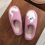 HALLOWEEN GHOST CUTE CARTOON COTTON SLIPPERS_CWSHS0759