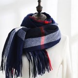 SWEET STRIPE WINTER SCARF SOFT MID LENGTH WRAP_CWASC0206