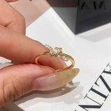FASHIONABLE AND HIGH END SIMPLE ZIRCON OPEN RING_CWAJE3094